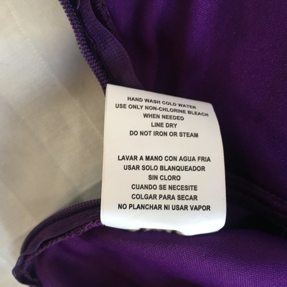 Speechless Club Jr Social Shiny Purple Dress Size S Bodycon Jewel Party Y2K New - Picture 12 of 13